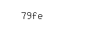 Captcha: 79fe