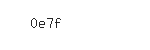 Captcha: 0e7f