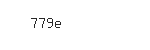 Captcha: 779e